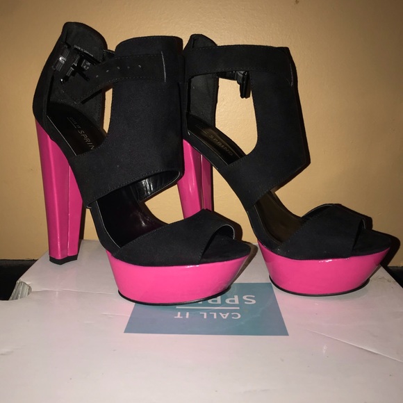 Call It Spring Shoes - Call it Spring Black Heels